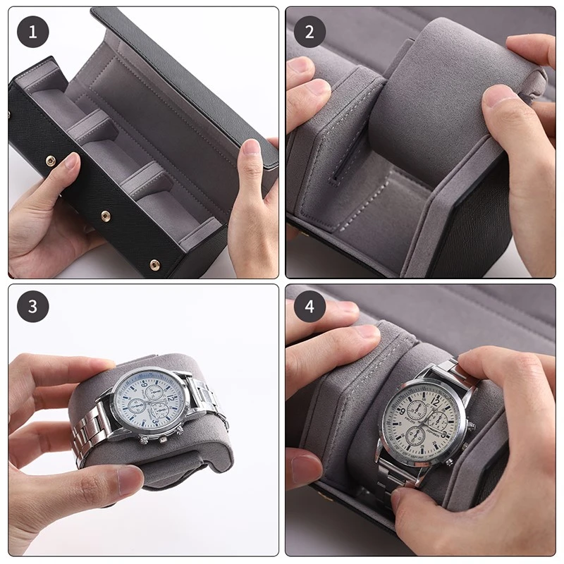 Hexagonal Watch Roll 3 slot OC010167 9 Hexagonal Watch Roll 3 slot OC010167 9